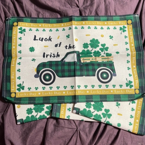 Other - New set/4 St Patrick’s Day Luck of the Irish placemats